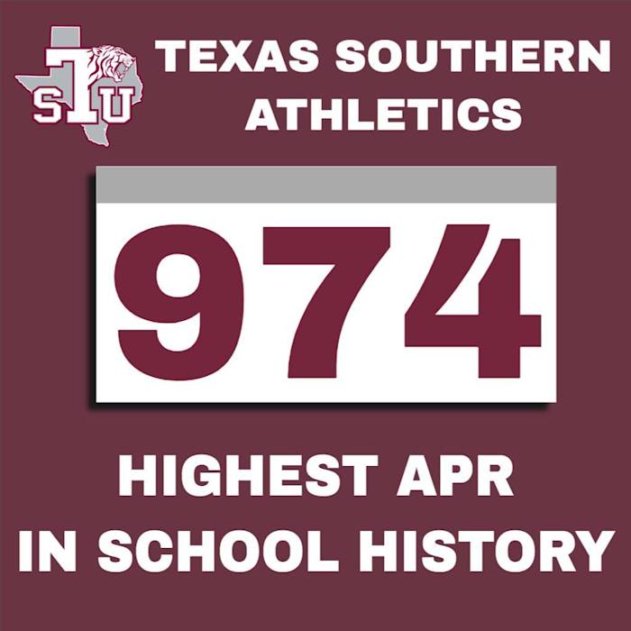 Texas Southern's Highest APR 974
